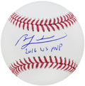 Ben Zobrist Signed Rawlings Official MLB Baseball w/2016 WS MVP - ZOBBSB105 - Ben Zobrist Signed Rawlings Official MLB Baseball w/2016 WS MVP product image