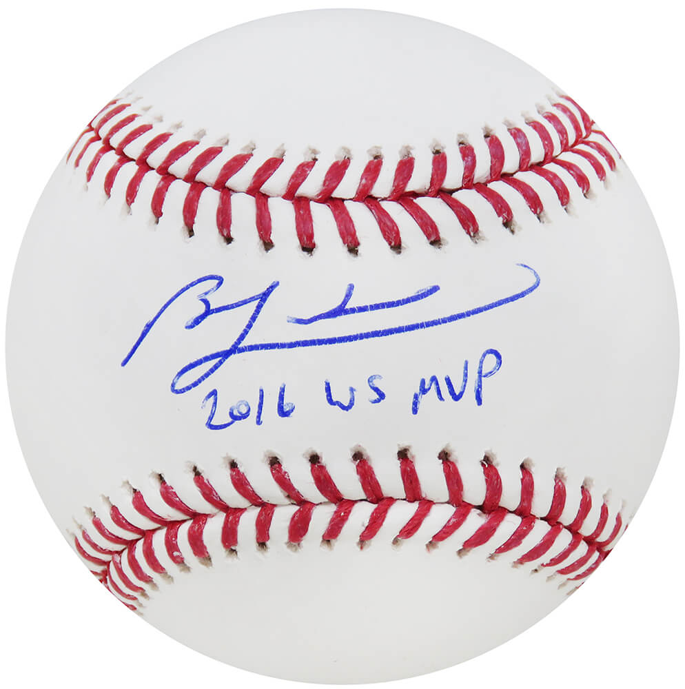 Ben Zobrist Signed Rawlings Official MLB Baseball w/2016 WS MVP - ZOBBSB105 - Ben Zobrist Signed Rawlings Official MLB Baseball w/2016 WS MVP product image