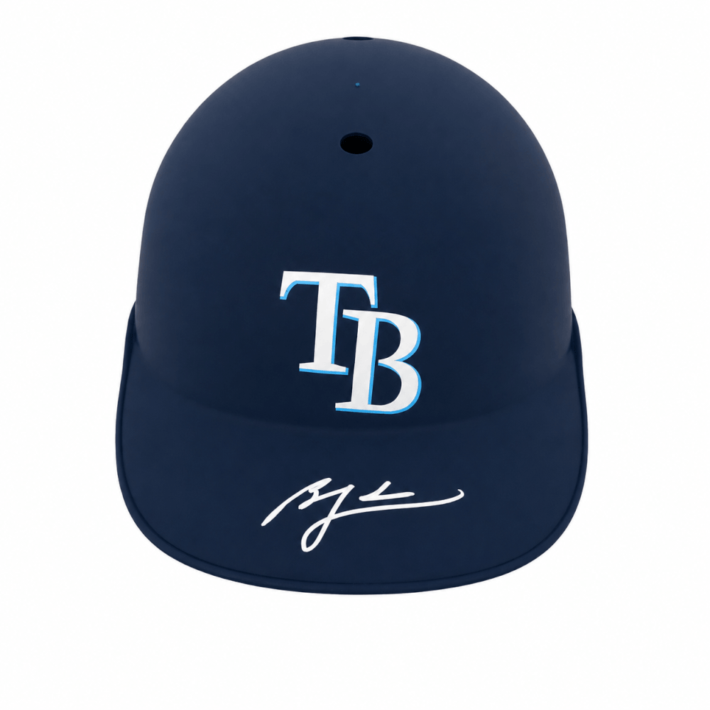 Ben Zobrist Signed Tampa Bay Rays Souvenir Replica Batting Helmet - ZOBBTH101 - Ben Zobrist Signed Tampa Bay Rays Souvenir Replica Batting Helmet product image