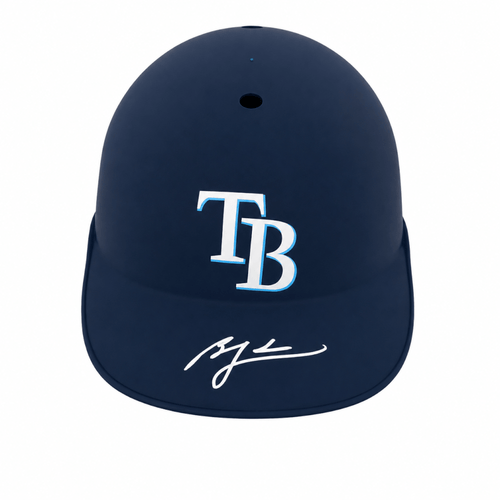 Ben Zobrist Signed Tampa Bay Rays Souvenir Replica Batting Helmet - ZOBBTH101 - Ben Zobrist Signed Tampa Bay Rays Souvenir Replica Batting Helmet product image